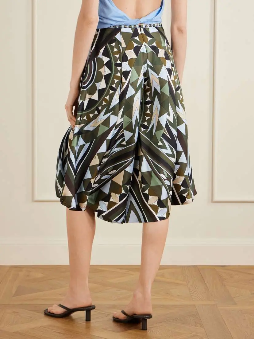 PUCCI Printed Silk-twill Wide-leg Pants | Thumbnail 3 PUCCI Printed Silk-twill Wide-leg Pants | Thumbnail 3