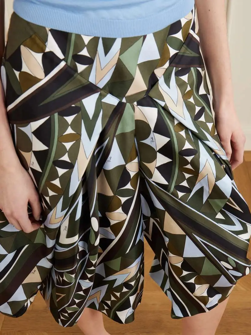 PUCCI Printed Silk-twill Wide-leg Pants | Thumbnail 4 PUCCI Printed Silk-twill Wide-leg Pants | Thumbnail 4
