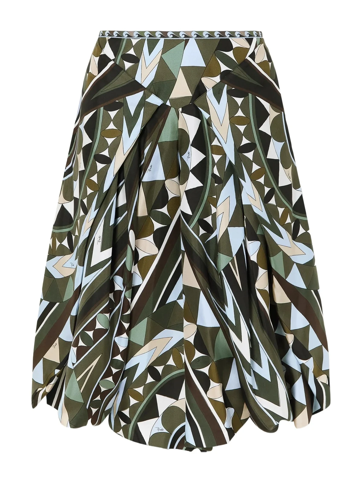 Printed Silk-twill Wide-leg Pants Printed Silk-twill Wide-leg Pants