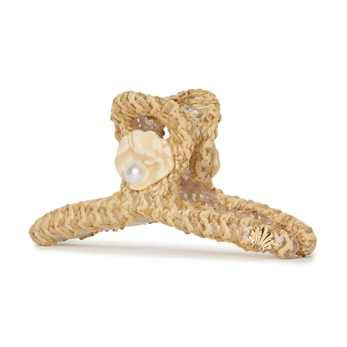Lele Sadoughi NATURAL RAFFIA SHELL CLAW CLIP | Thumbnail 3 Lele Sadoughi NATURAL RAFFIA SHELL CLAW CLIP | Thumbnail 3