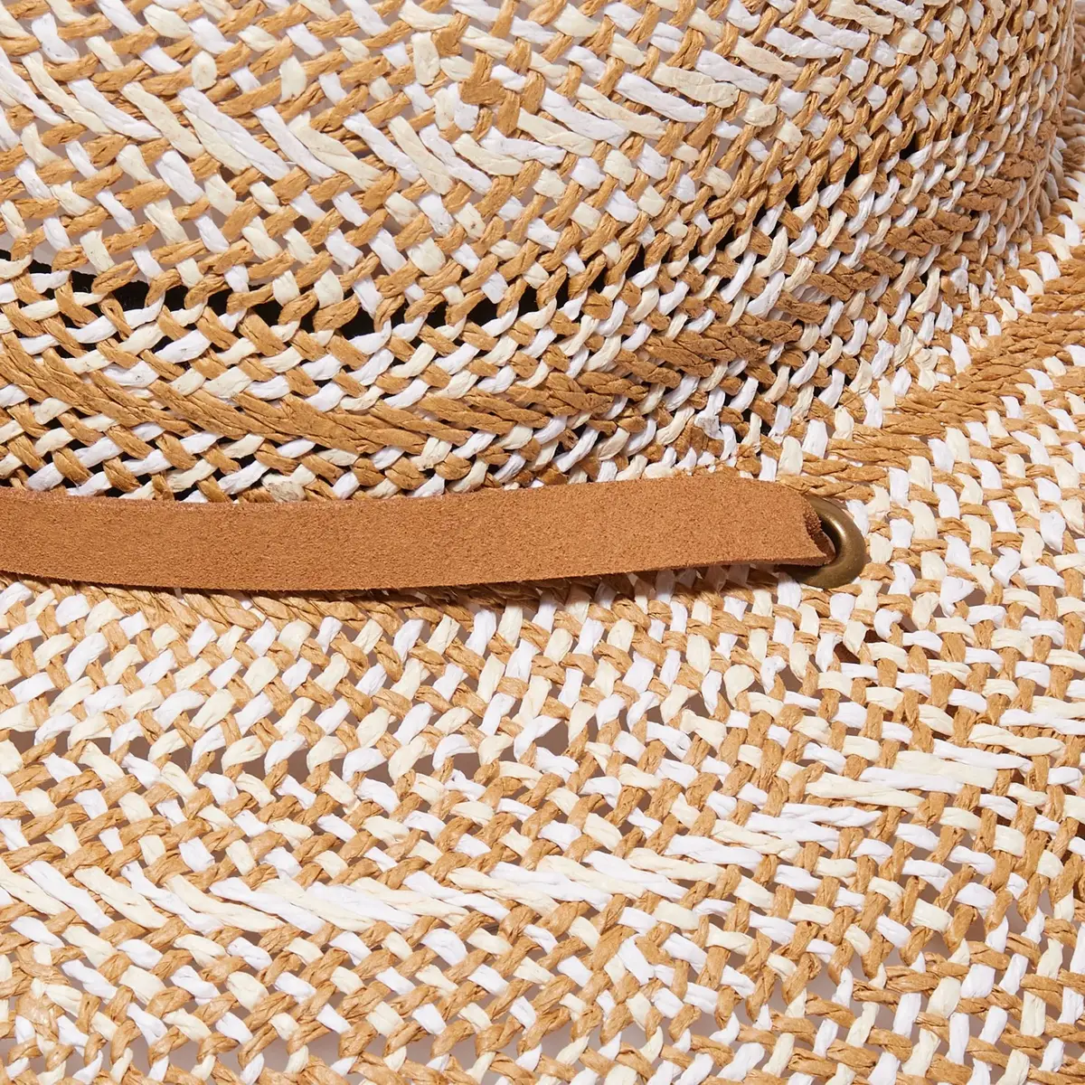 Lele Sadoughi PECAN STRAW WOVEN HAT | Thumbnail 3 Lele Sadoughi PECAN STRAW WOVEN HAT | Thumbnail 3