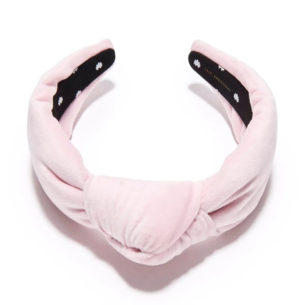 Lele Sadoughi PINK VELVET KNOTTED HEADBAND | Thumbnail 3 Lele Sadoughi PINK VELVET KNOTTED HEADBAND | Thumbnail 3