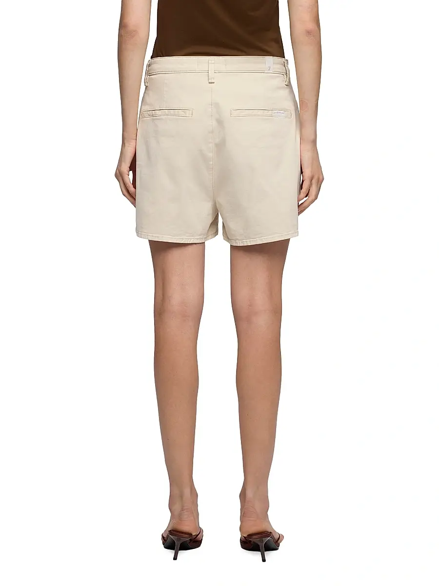 7 For All Mankind Women's Relaxed Trouser Shorts | Thumbnail 5