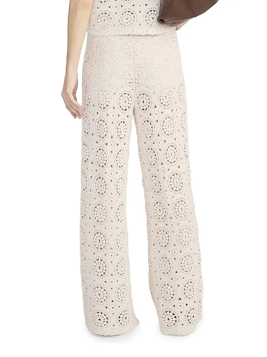 Frame Women's Crochet Cotton Pants | Thumbnail 6 Frame Women's Crochet Cotton Pants | Thumbnail 6