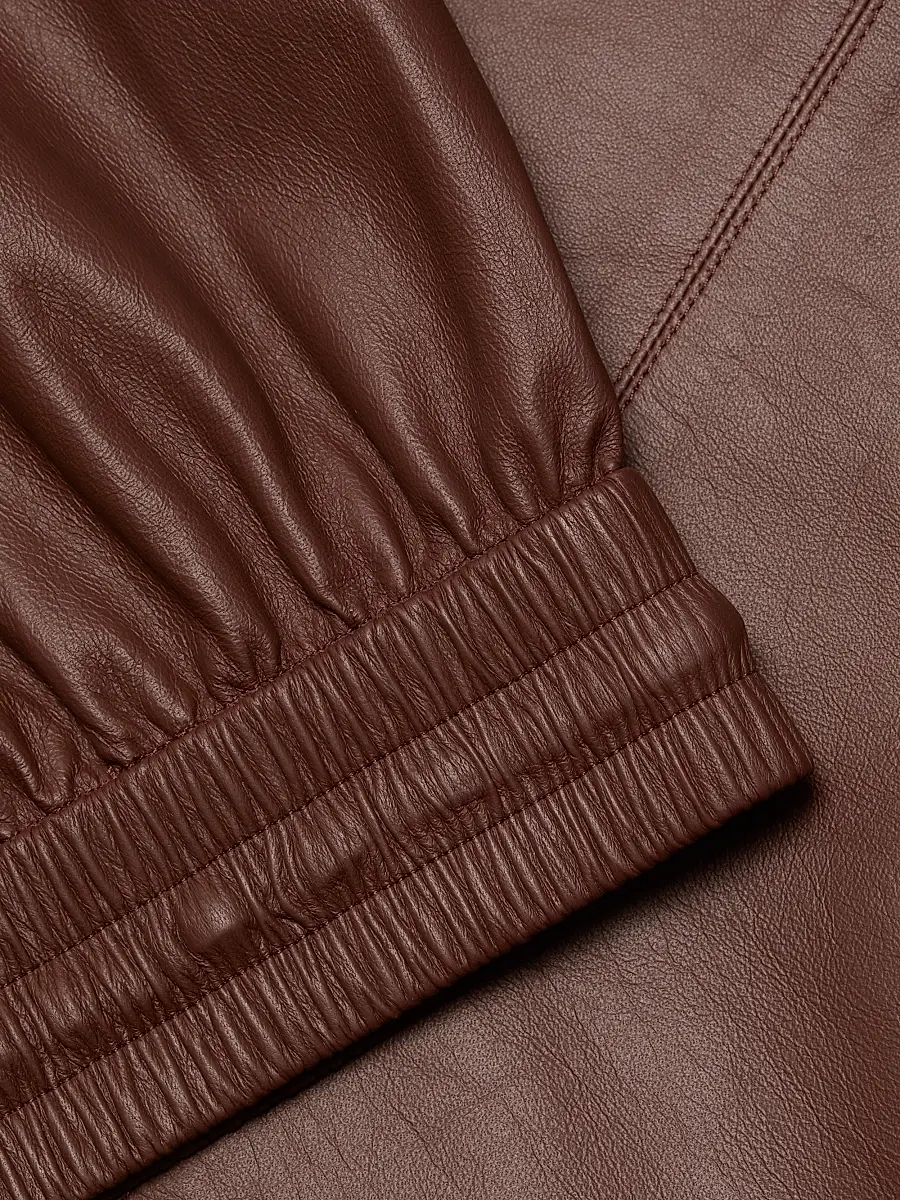 Yves Salomon Women's Leather Wide-Leg Culottes - Sumac | Thumbnail 7 Yves Salomon Women's Leather Wide-Leg Culottes - Sumac | Thumbnail 7