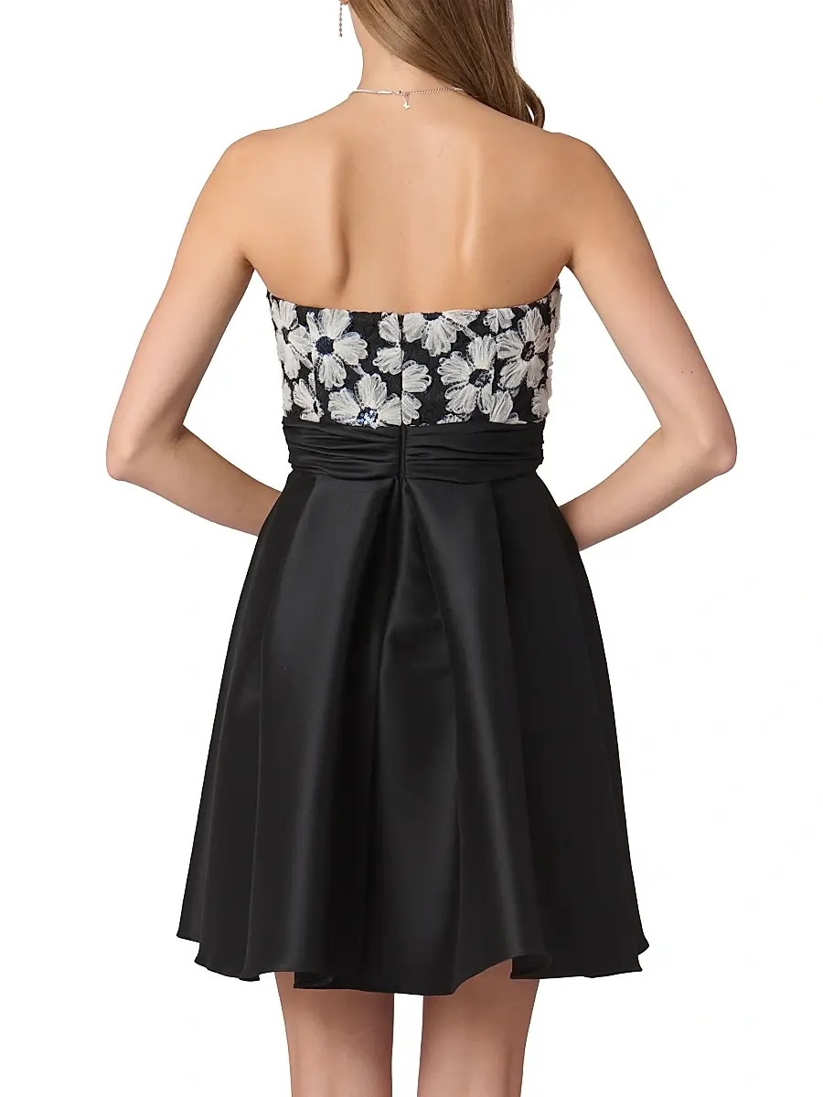 Shoshanna Women's Mandy Strapless Cocktail Dress | Thumbnail 3 Shoshanna Women's Mandy Strapless Cocktail Dress | Thumbnail 3
