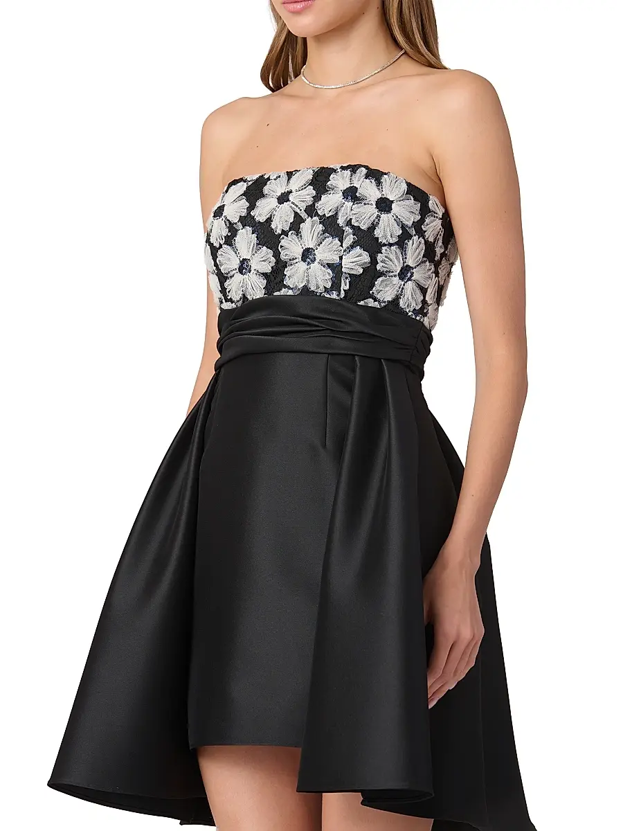 Shoshanna Women's Mandy Strapless Cocktail Dress | Thumbnail 4 Shoshanna Women's Mandy Strapless Cocktail Dress | Thumbnail 4