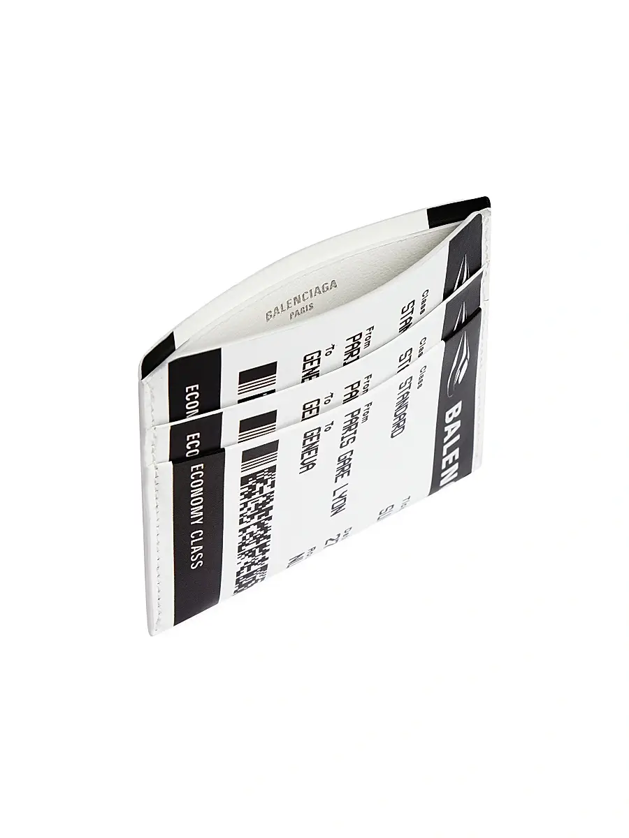 Balenciaga Men's Passport Boarding Card Holder | Thumbnail 3
