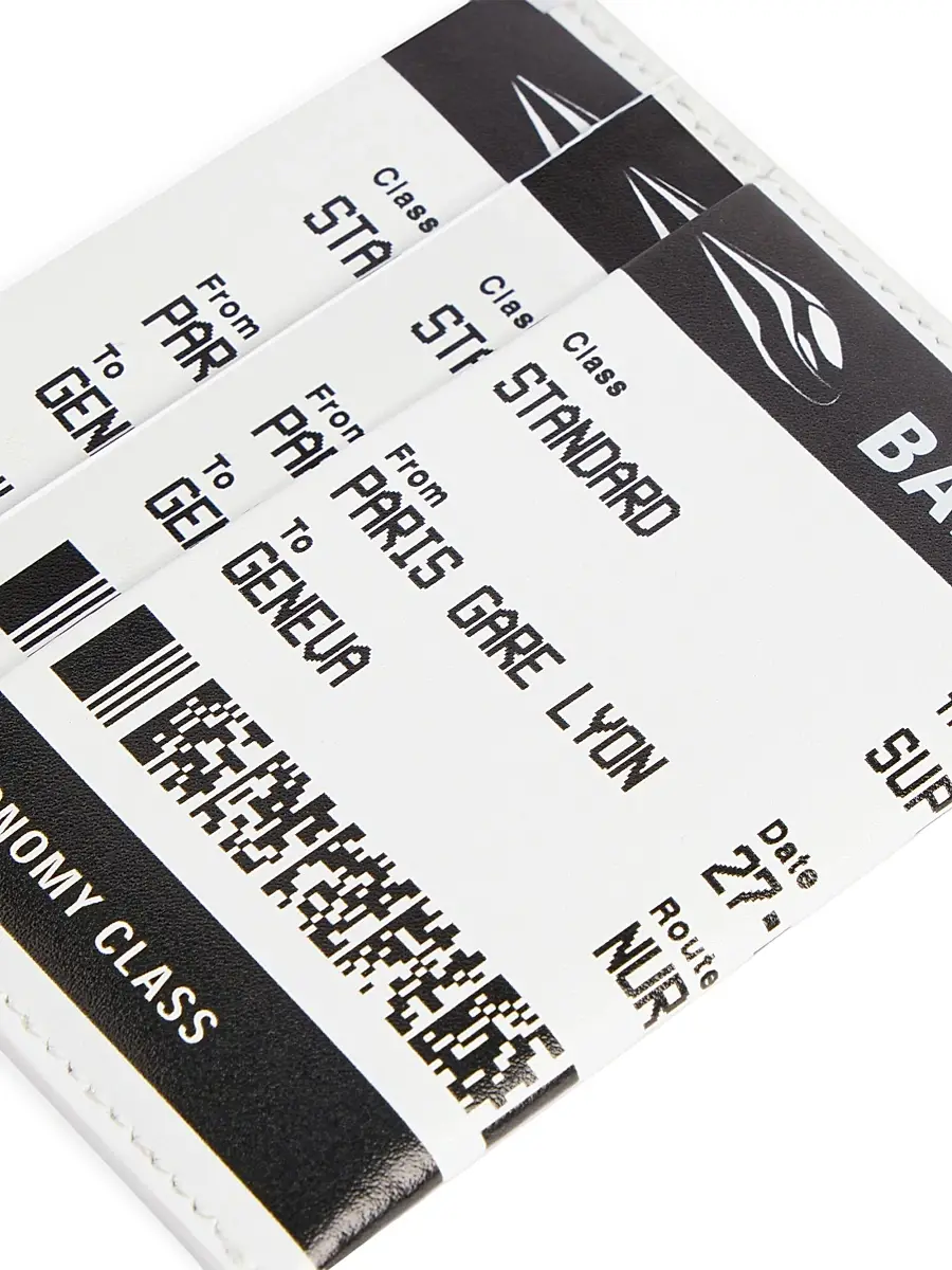 Balenciaga Men's Passport Boarding Card Holder | Thumbnail 4