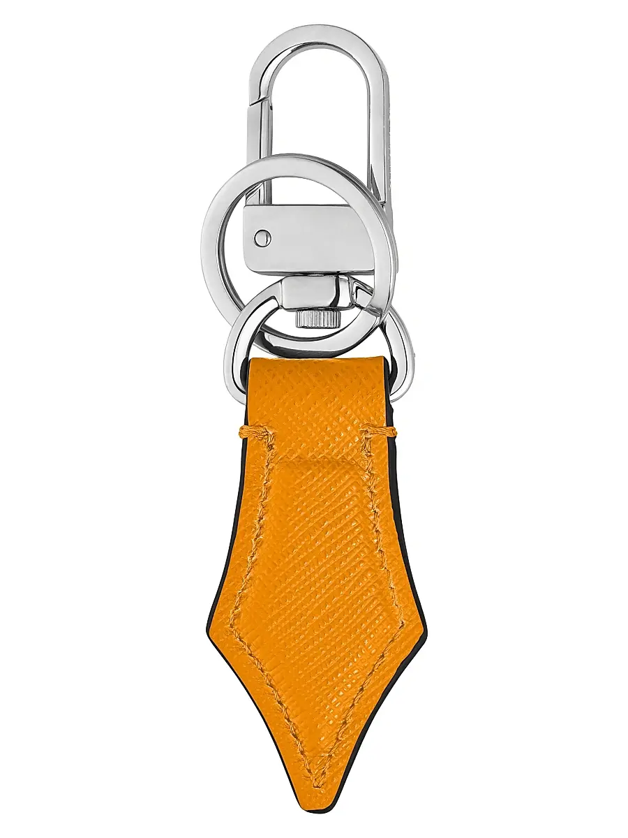 Montblanc Men's Sartorial Leather Nib Key Holder - Yellow | Thumbnail 2 Montblanc Men's Sartorial Leather Nib Key Holder - Yellow | Thumbnail 2