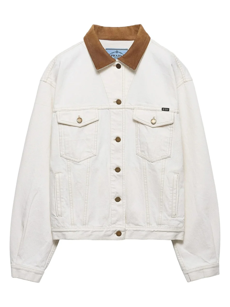 Women's Old Denim Blouson Jacket Women's Old Denim Blouson Jacket