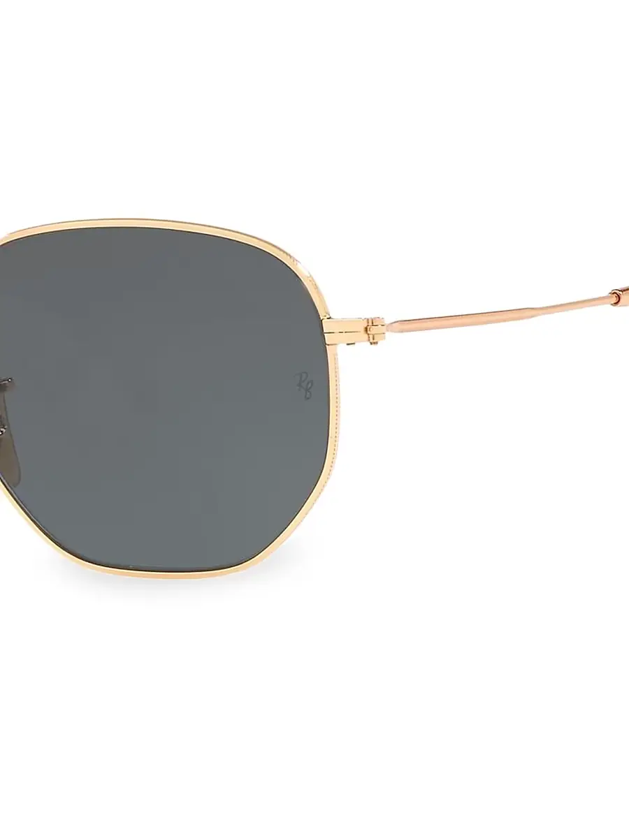 Ray-Ban Women's RB3548N 51MM Hexagonal Sunglasses - Rose Gold | Thumbnail 3 Ray-Ban Women's RB3548N 51MM Hexagonal Sunglasses - Rose Gold | Thumbnail 3