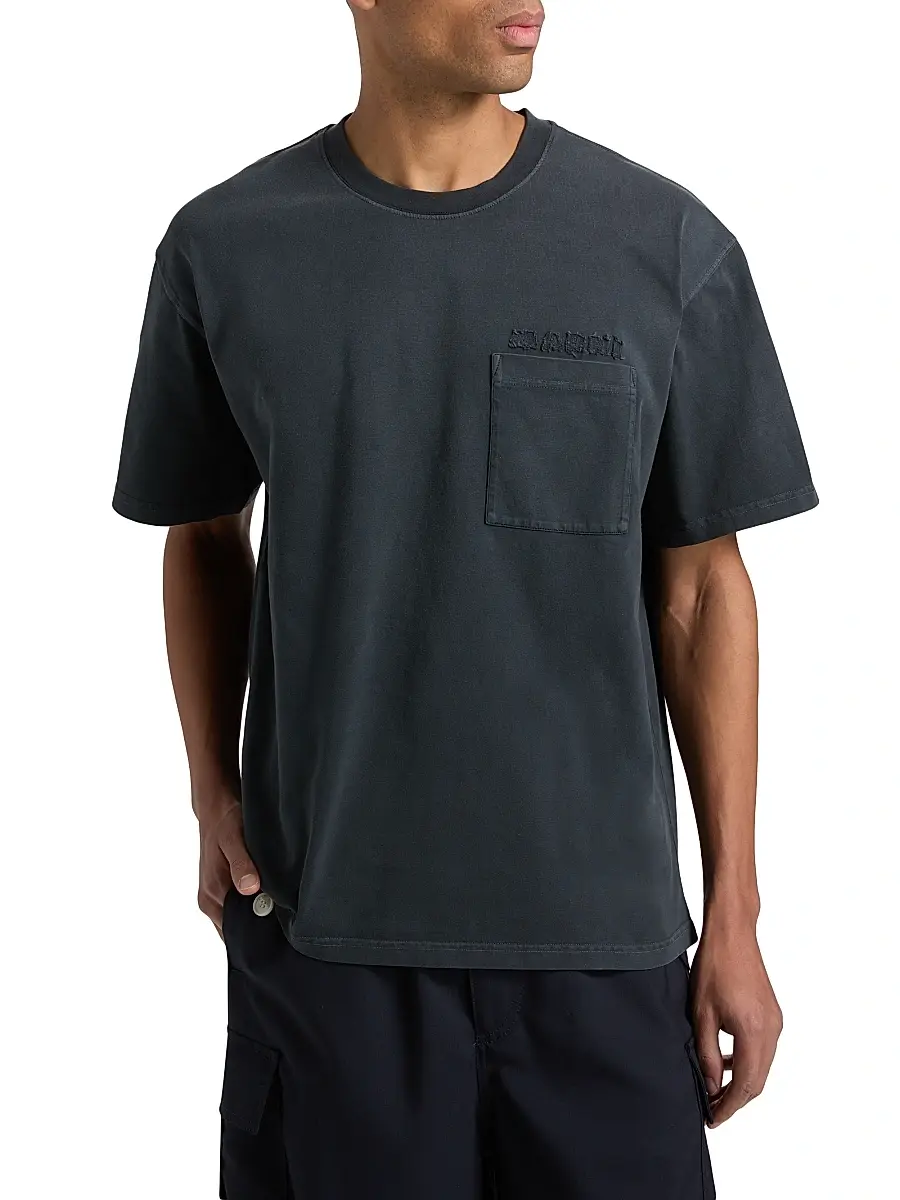 Marni Men's Garment-Dyed Cotton Crewneck T-Shirt | Thumbnail 3 Marni Men's Garment-Dyed Cotton Crewneck T-Shirt | Thumbnail 3