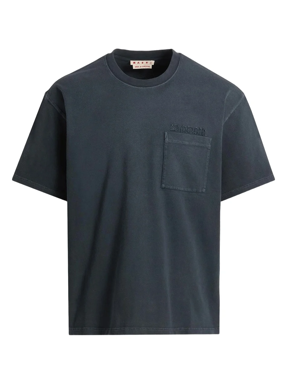 Men's Garment-Dyed Cotton Crewneck T-Shirt Men's Garment-Dyed Cotton Crewneck T-Shirt
