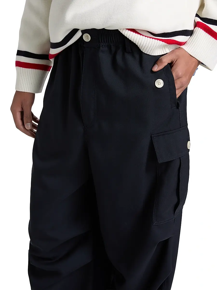 Marni Men's Tropical Wool Cargo Pants | Thumbnail 6 Marni Men's Tropical Wool Cargo Pants | Thumbnail 6