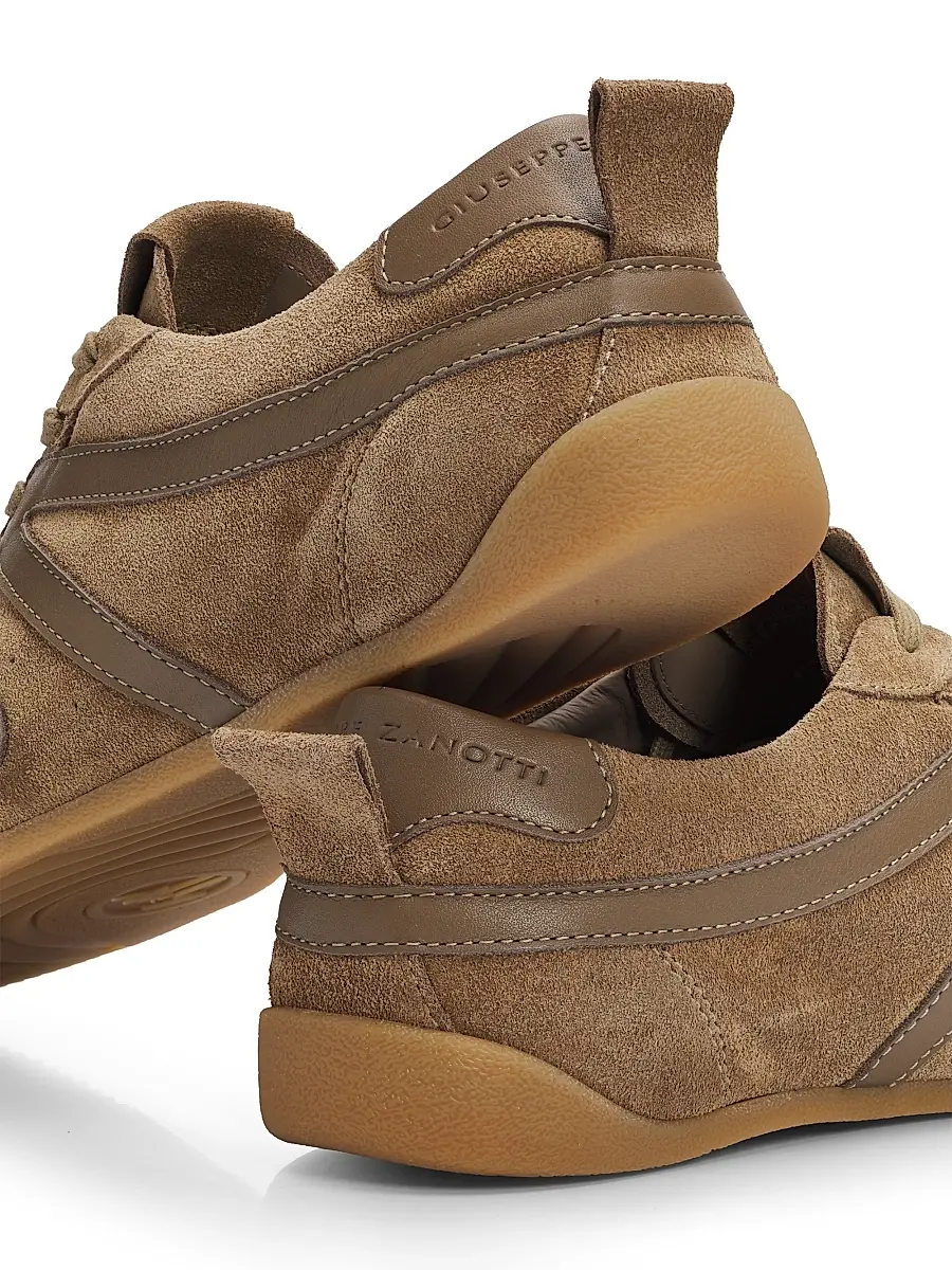 Giuseppe Zanotti Men's Top 10 Suede & Leather Low-Top Sneakers | Thumbnail 5