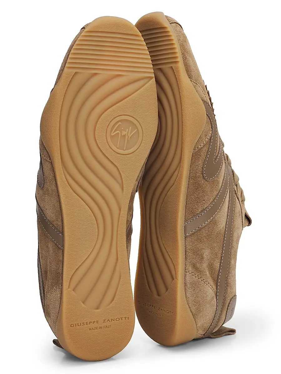 Giuseppe Zanotti Men's Top 10 Suede & Leather Low-Top Sneakers | Thumbnail 6