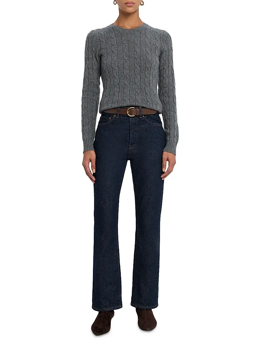 Polo Ralph Lauren Women's Cashmere Cable-Knit Sweater | Thumbnail 2