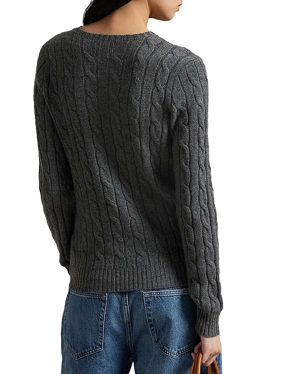 Polo Ralph Lauren Women's Cashmere Cable-Knit Sweater | Thumbnail 4