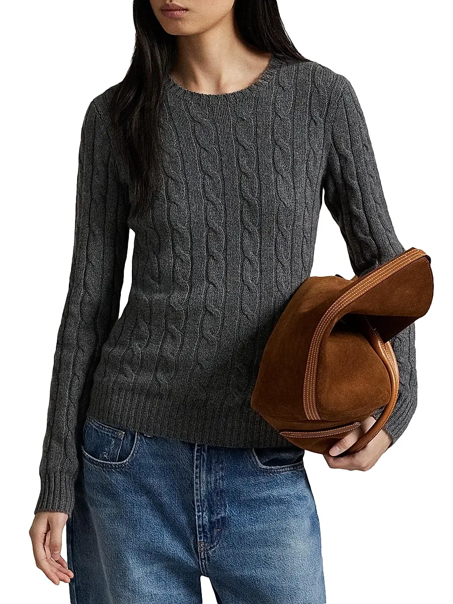 Polo Ralph Lauren Women's Cashmere Cable-Knit Sweater | Thumbnail 5