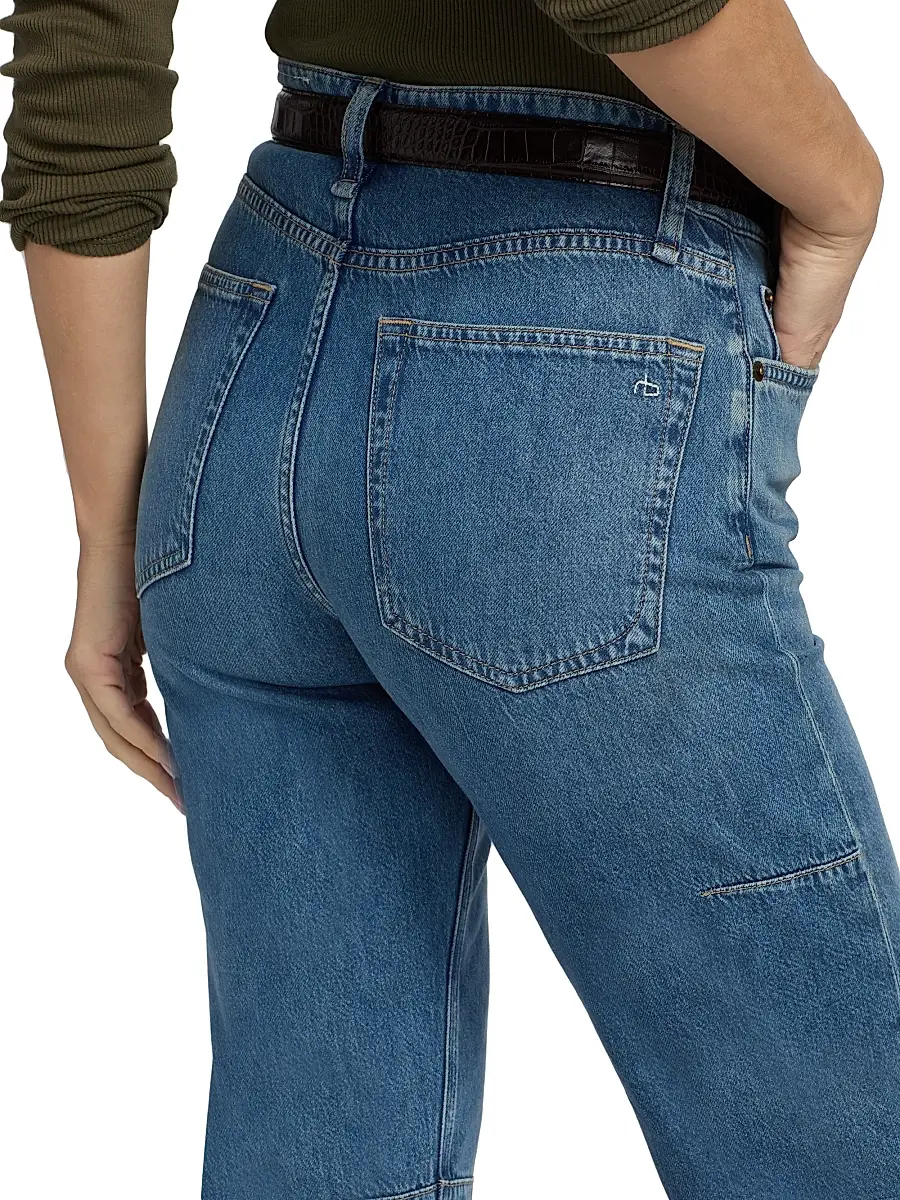 rag & bone Women's Featherweight Stevie Slim Tapered Barrel Jeans | Thumbnail 6 rag & bone Women's Featherweight Stevie Slim Tapered Barrel Jeans | Thumbnail 6