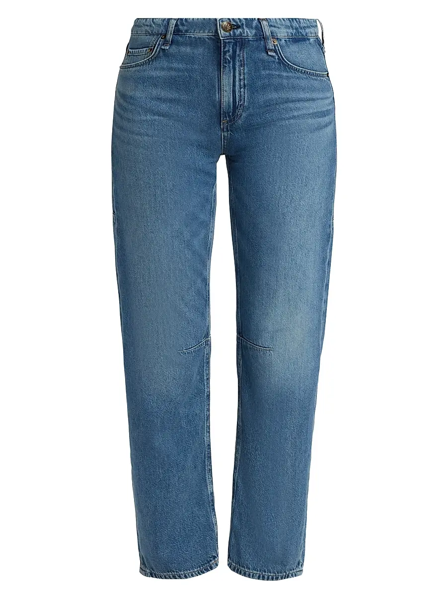 rag & bone Women's Featherweight Stevie Slim Tapered Barrel Jeans