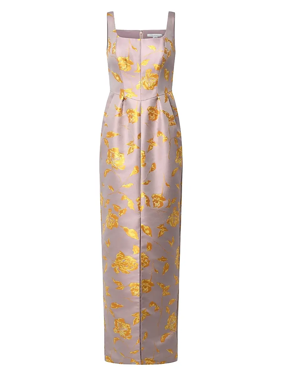 Kay Unger Women's Indiana Floral Column Gown - Lilac Mist | Image 1 Kay Unger Women's Indiana Floral Column Gown - Lilac Mist | Image 1