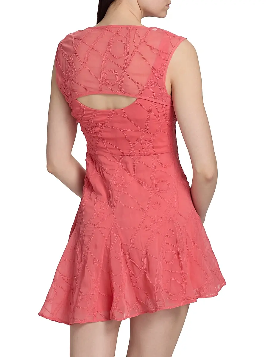 Amur Women's Quartz Asymmetric A-Line Minidress | Thumbnail 5