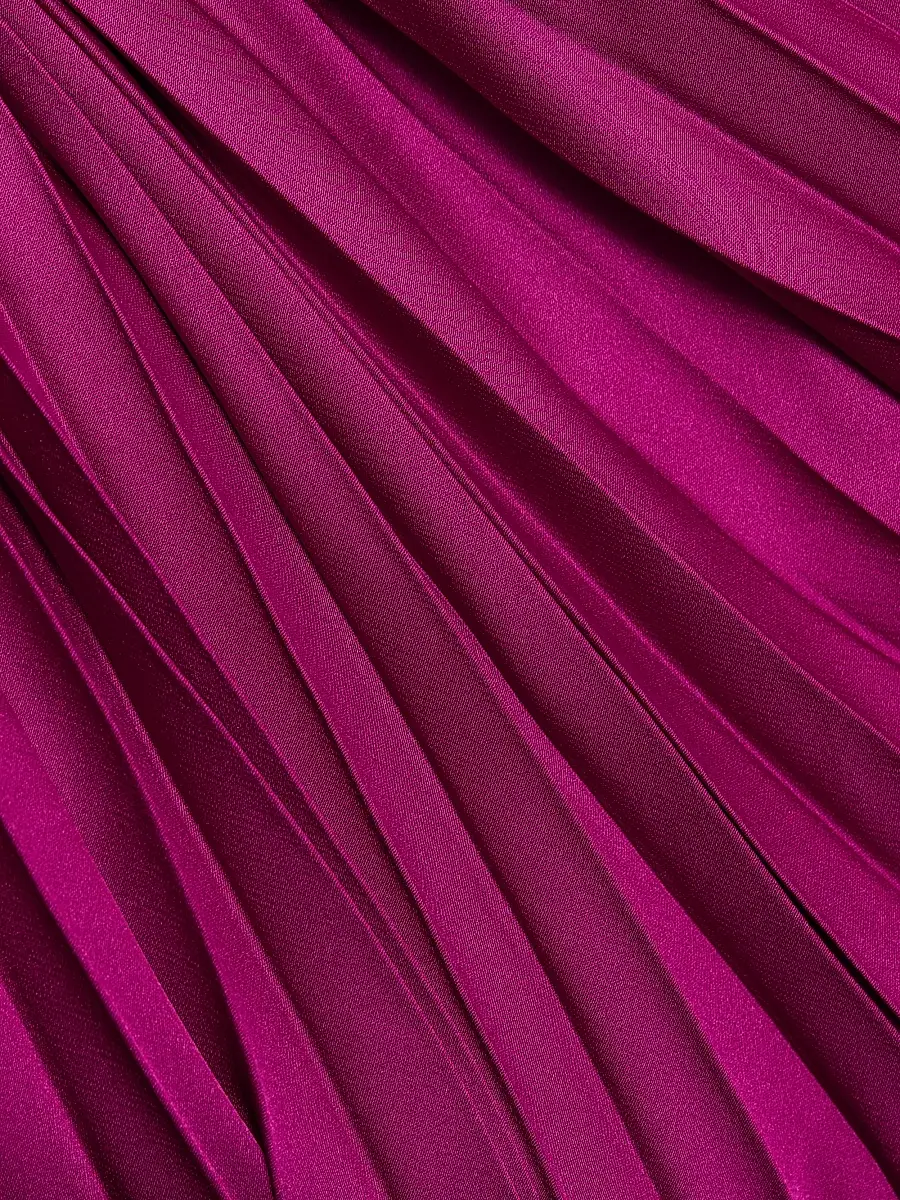 Amur Women's Ionea Pleated Halterneck Gown | Thumbnail 7