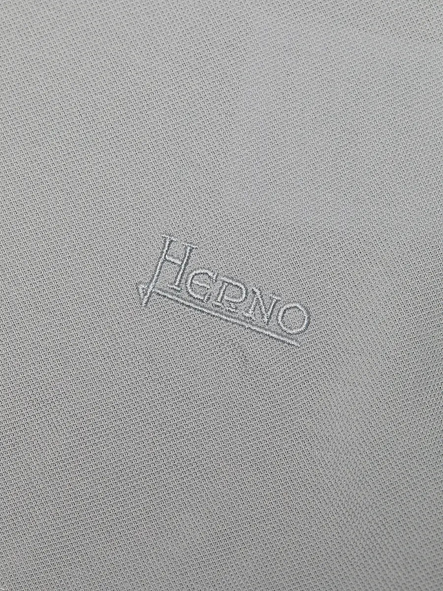 HERNO Men's Knit Cotton Polo Shirt | Thumbnail 7 HERNO Men's Knit Cotton Polo Shirt | Thumbnail 7