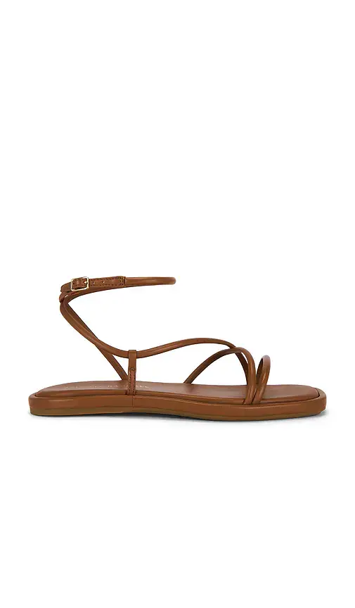 Loeffler Randall Noor Strappy Ankle Wrap Flat Sandal
