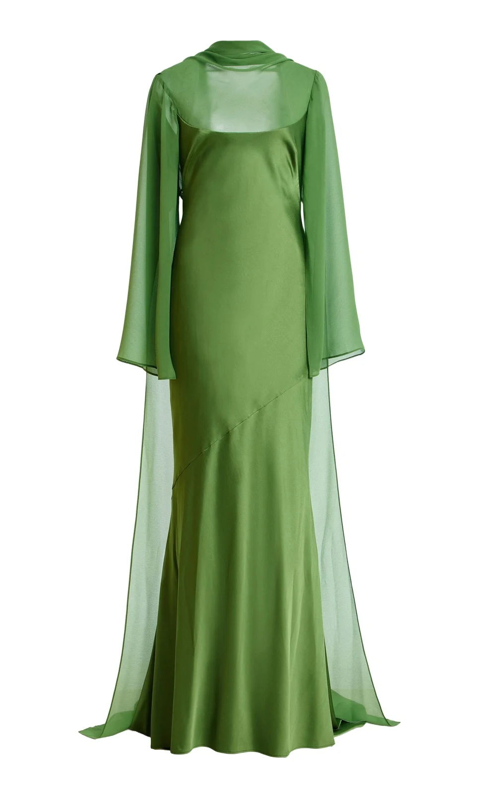 Exclusive Devlyn Sheer-Overlay Gown Exclusive Devlyn Sheer-Overlay Gown