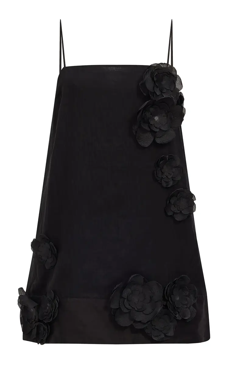 Aje Cloudscape Embellished Organza Top