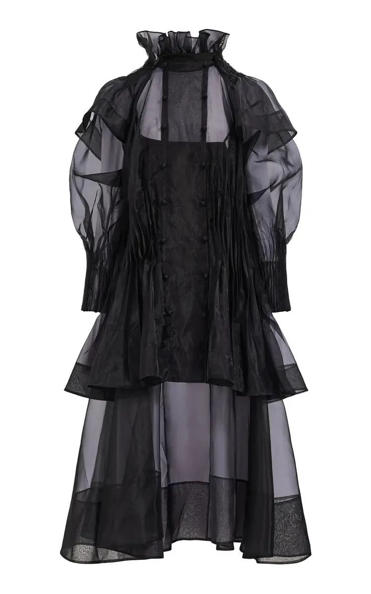 Mirella Ruffled Trench Coat Mirella Ruffled Trench Coat
