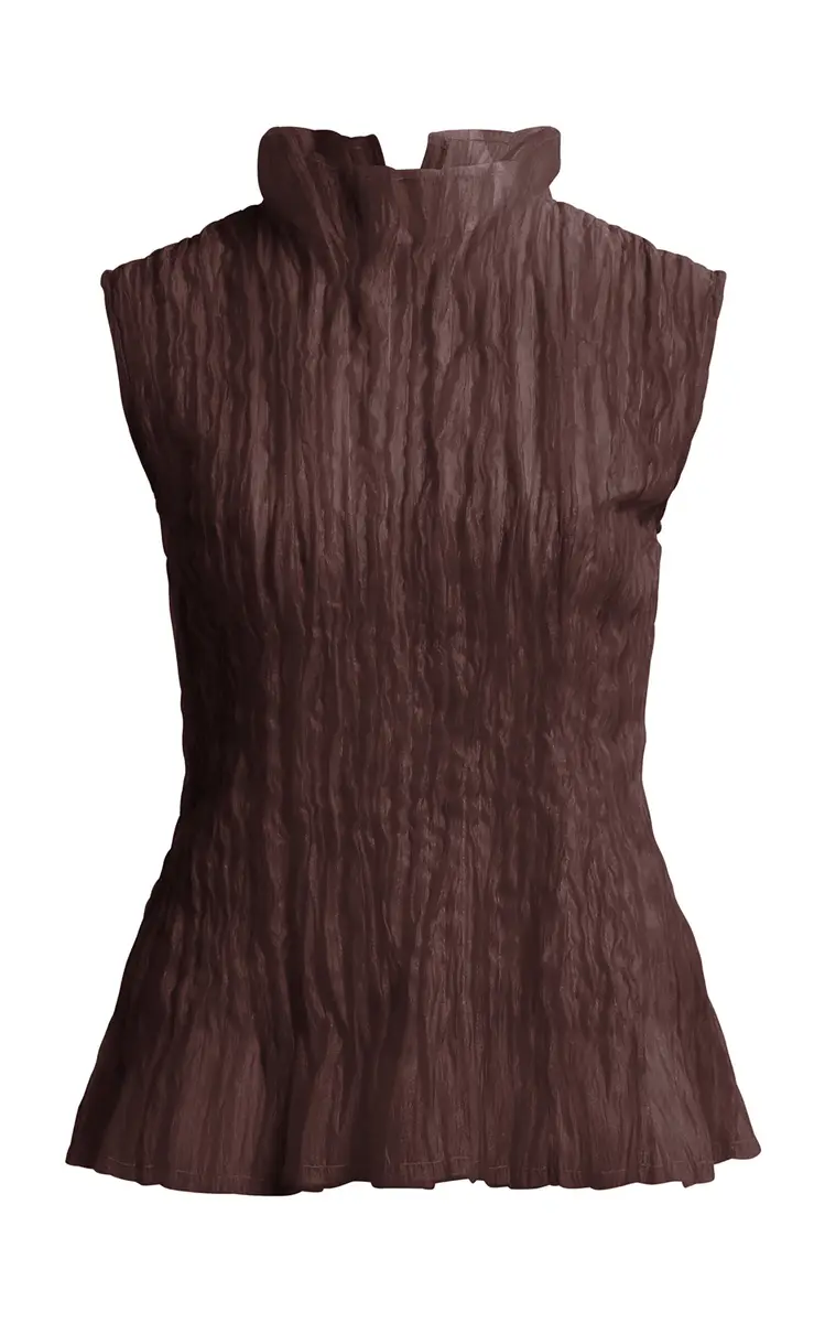 Aje Soloist Peplum Organza Top