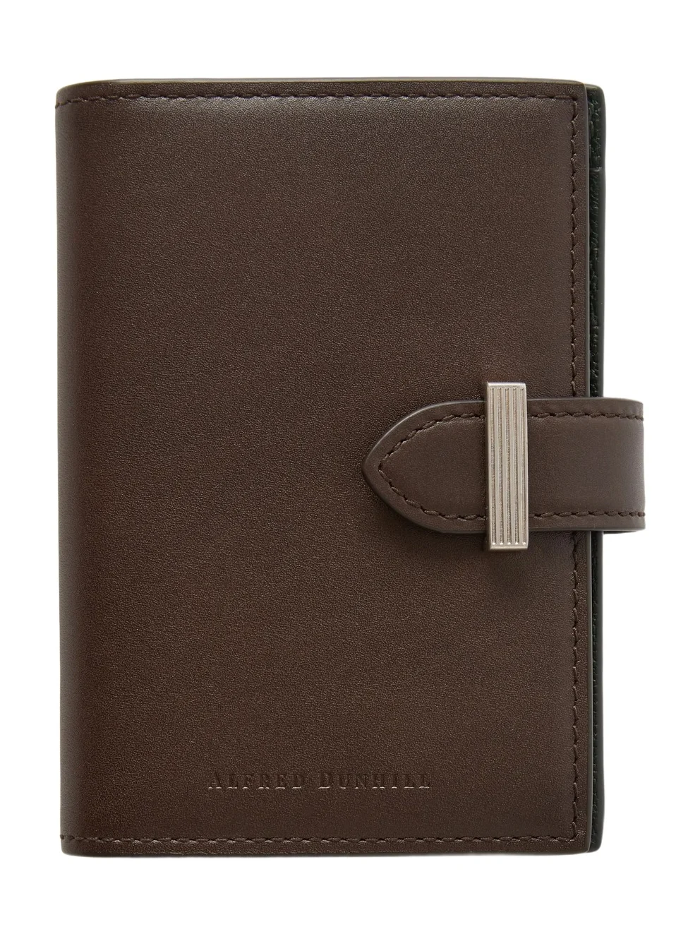dunhill Alfred Business Card Case Patina-Leather Cardholder - Men