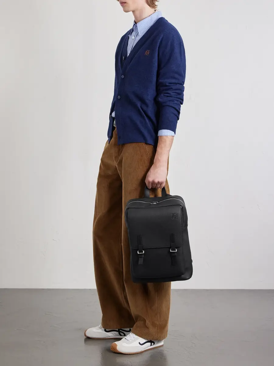 Loewe Military Full-Grain Leather Backpack - Men | Thumbnail 2