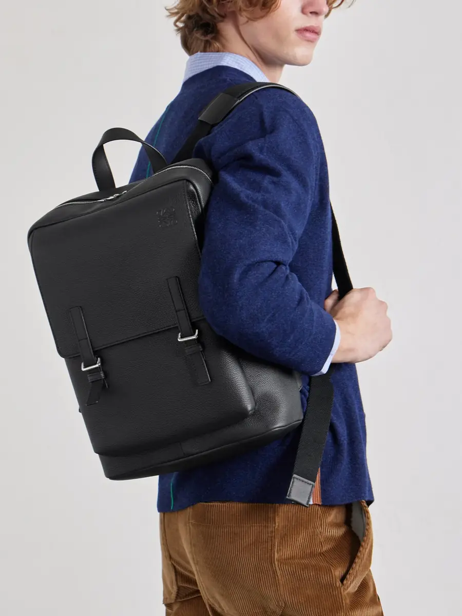 Loewe Military Full-Grain Leather Backpack - Men | Thumbnail 3