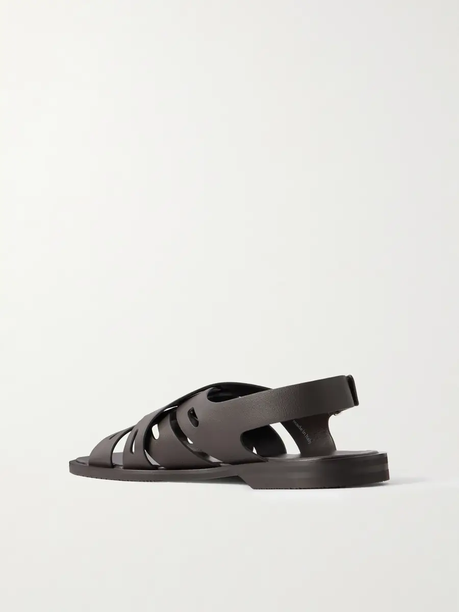 John Lobb Seaford Full-Grain Leather Sandals - Men | Thumbnail 4 John Lobb Seaford Full-Grain Leather Sandals - Men | Thumbnail 4