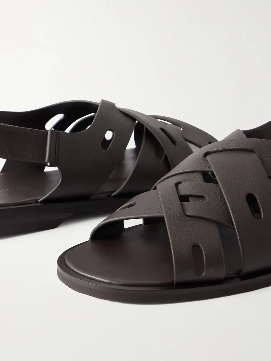 John Lobb Seaford Full-Grain Leather Sandals - Men | Thumbnail 5 John Lobb Seaford Full-Grain Leather Sandals - Men | Thumbnail 5