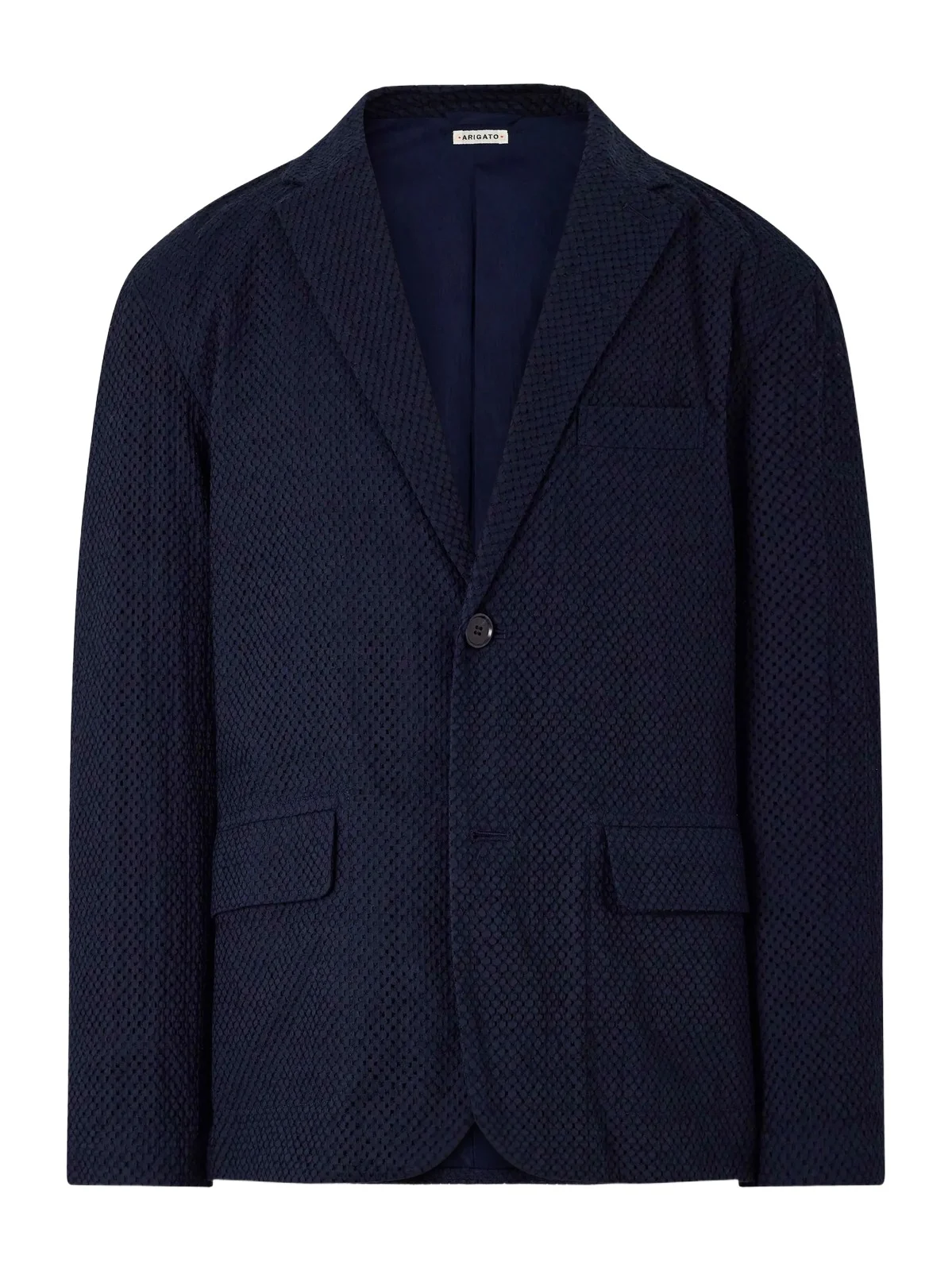 Blue Blue Japan Textured Cotton Suit Jacket - Men