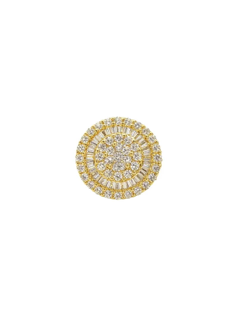 0.73ct Diamond 18K Gold Halo Ring 0.73ct Diamond 18K Gold Halo Ring