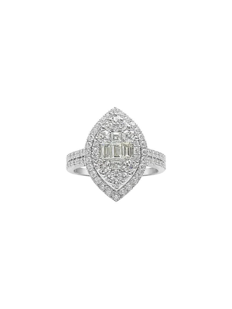 1.29ct Diamond 18K Gold Marquis Ring 1.29ct Diamond 18K Gold Marquis Ring