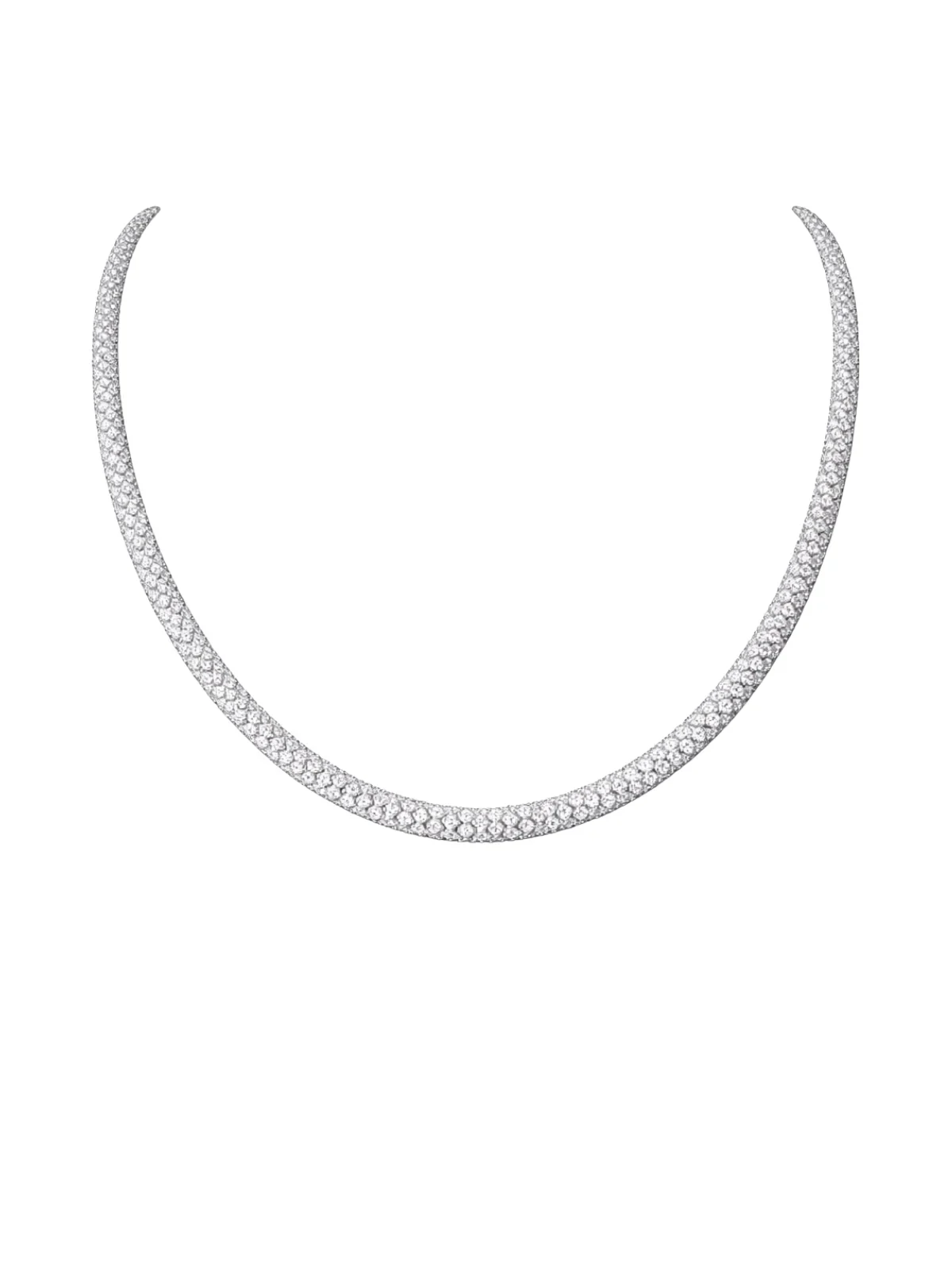 Wish Fine Jewelry 17.30ct Diamond 18K Gold Rope Necklace