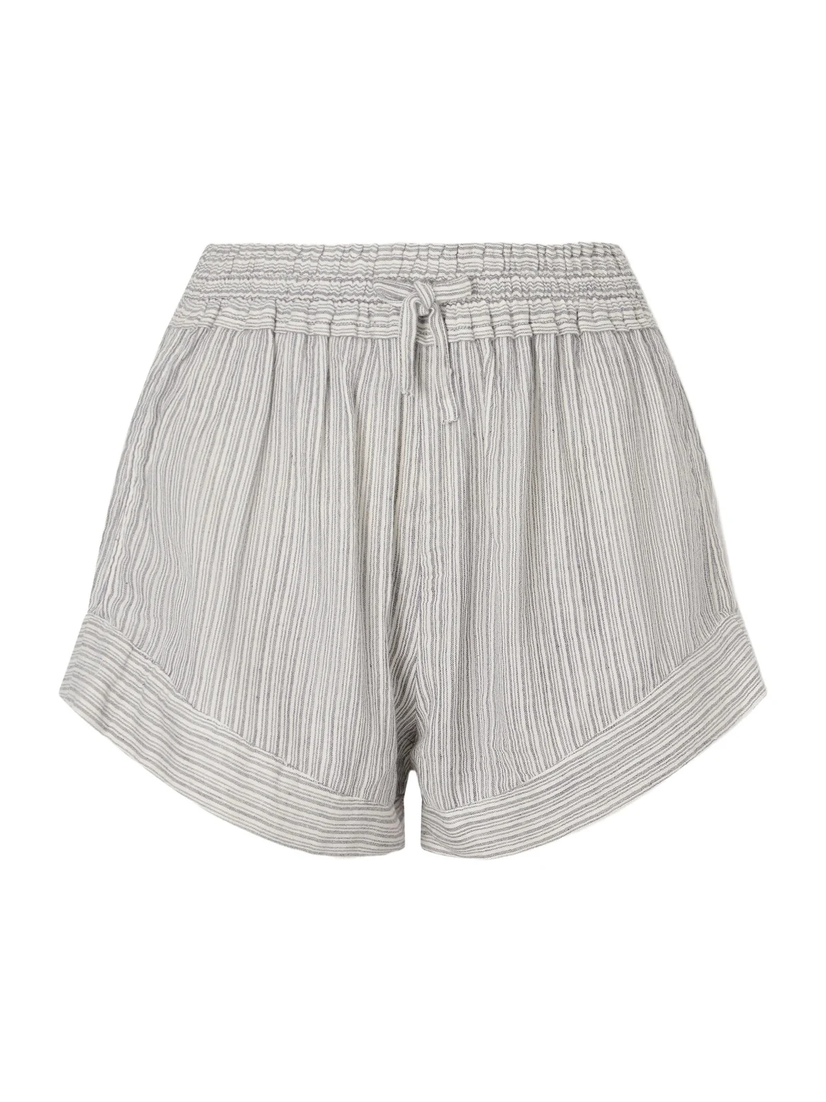 Marant Étoile Thaliany Striped Cotton Drawstring Shorts