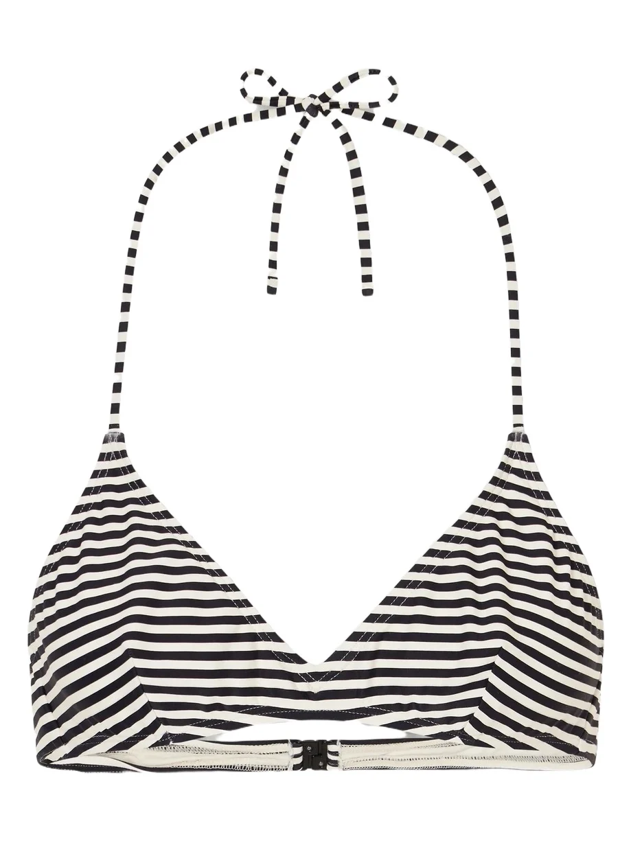 Striped Triangle Bikini Top Striped Triangle Bikini Top