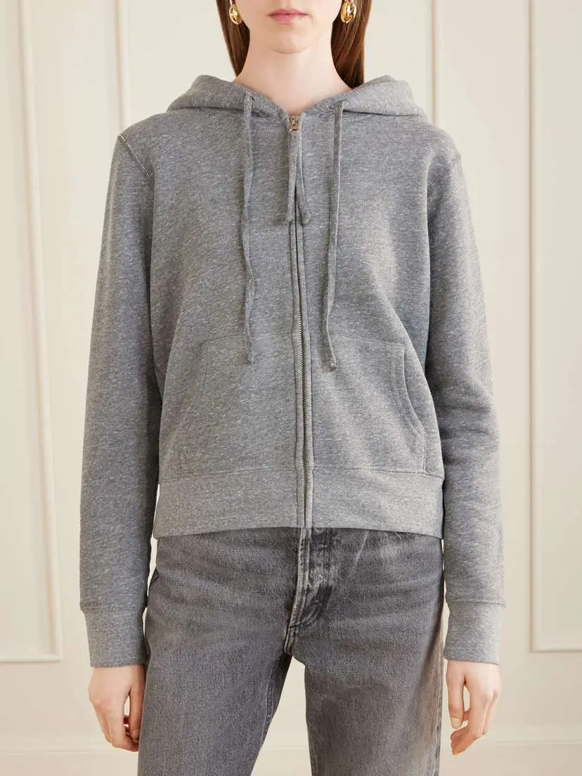 Nili Lotan Callie Hooded Jersey Zip-up Sweater | Thumbnail 3 Nili Lotan Callie Hooded Jersey Zip-up Sweater | Thumbnail 3