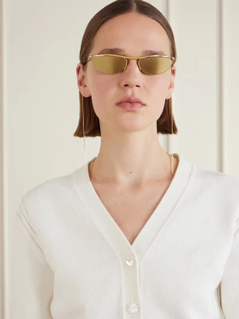 Gucci Eyewear Cat-eye Gold-tone Sunglasses | Thumbnail 2 Gucci Eyewear Cat-eye Gold-tone Sunglasses | Thumbnail 2