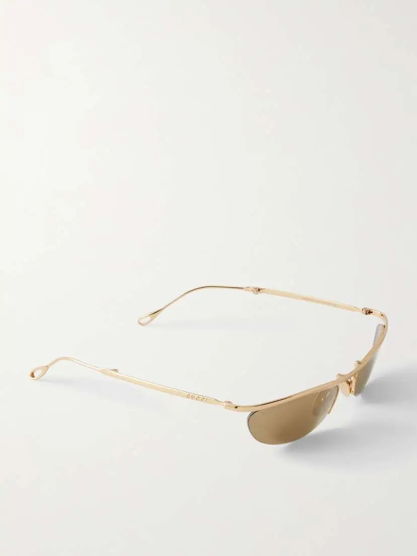 Gucci Eyewear Cat-eye Gold-tone Sunglasses | Thumbnail 3 Gucci Eyewear Cat-eye Gold-tone Sunglasses | Thumbnail 3