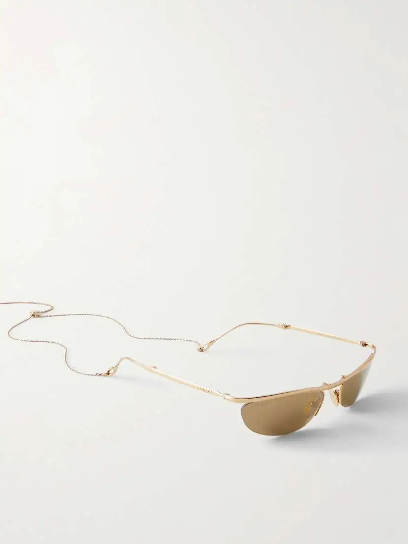 Gucci Eyewear Cat-eye Gold-tone Sunglasses | Thumbnail 6 Gucci Eyewear Cat-eye Gold-tone Sunglasses | Thumbnail 6